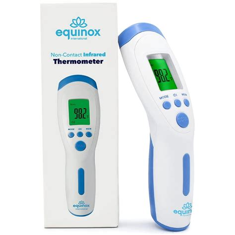 Equinox Digital Thermometer Non Contact Infrared Forehead 3 Modes Bodysurfaceroom