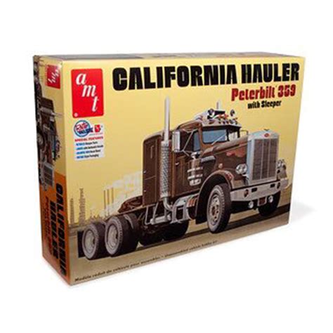 Amt California Hauler Peterbilt 359 With Sleeper 125 Scale 1327