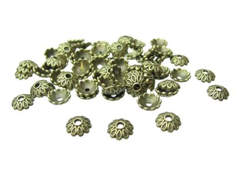 Antique Bronze Toned Bead Caps Mm Approx Pcs My Beads