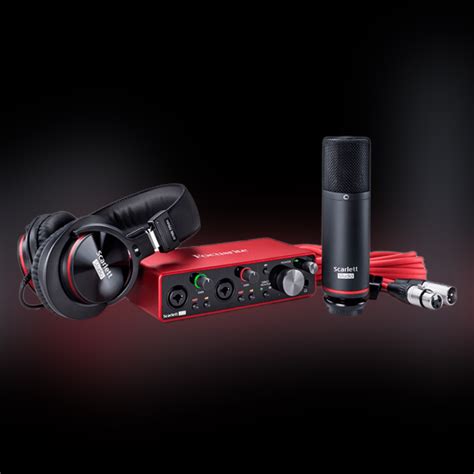 Focusrite Scarlett 2i2 Studio 3rd Gen Recording Bundle ...