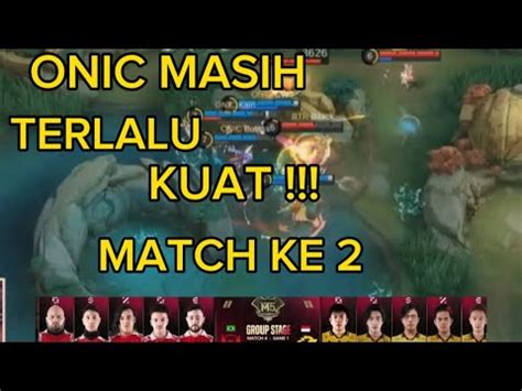 Harus Di Akui Onic Masih Terlalu Kuat Untuk Tim Diluar Asia Tenggara