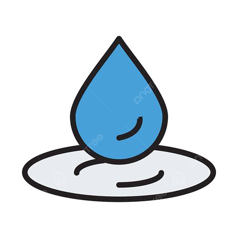 Dropping Water Clipart Transparent PNG Hd Vector Water Drop Icon