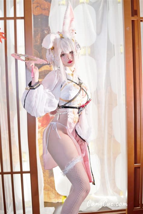 Coser NinJA阿寨寨 No 005 肉肉大白兔 Căng Cực