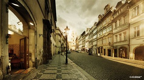 Empty Street In The Morning Oversal Photography