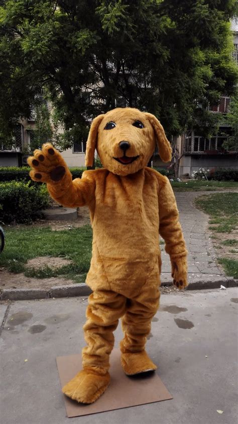 plush labrador dog mascot costume fancy dress custom fancy costume cosplay theme mascotte