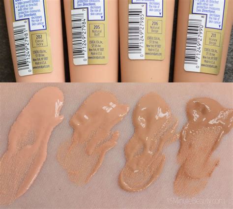 Loreal Visible Lift Blur Foundation And Concealer Review And Swatches Foundation Swatches