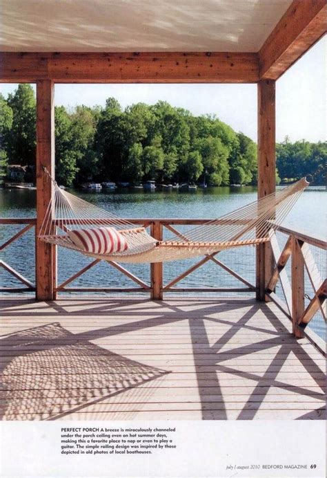 Hammock On A Covered Porch On The Water Hammocks Swing Chairs In