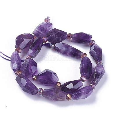 Grosshandel Natürlichen Amethyst Perlen Stränge De PandaHall