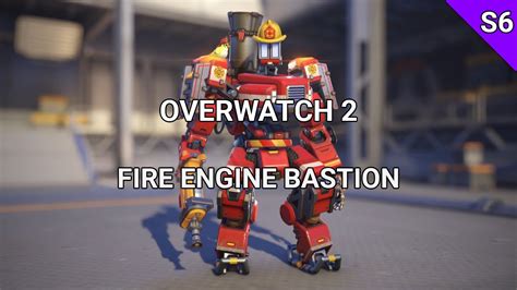 Overwatch 2 Fire Engine Bastion Season 6 Legendary Shop Skin OW2 YouTube