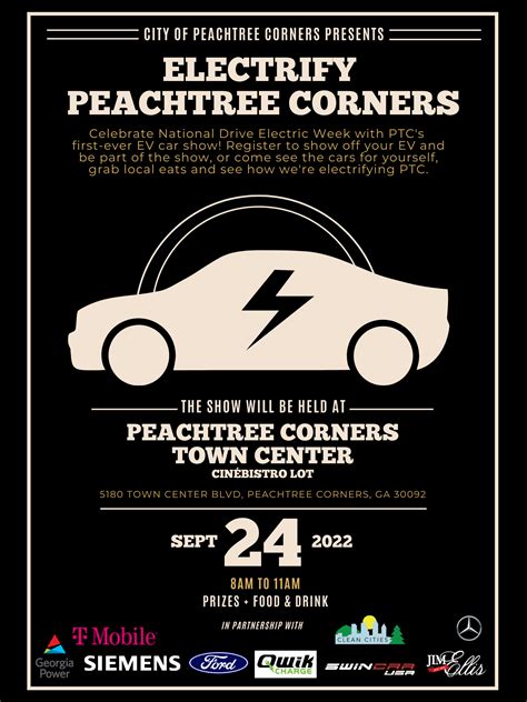 Peachtree Corners Hosts Electrified Car Show in Celebration of National