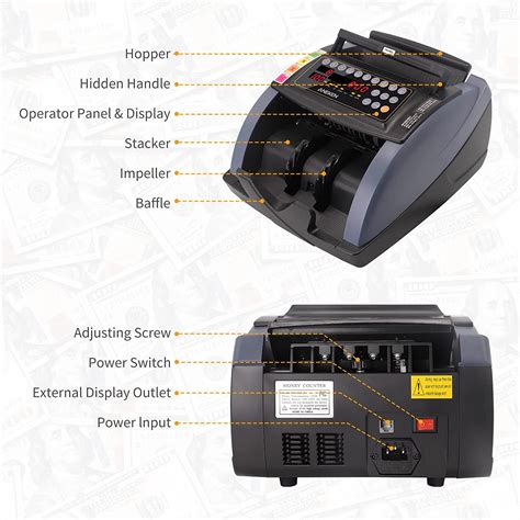 Aneken Money Counter With Value Count UV MG IR Counterfeit Detection