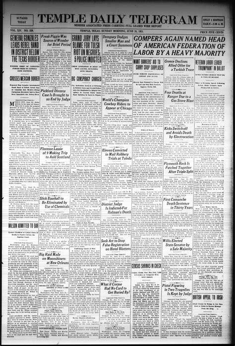Temple Daily Telegram (Temple, Tex.), Vol. 14, No. 220, Ed. 1 Sunday