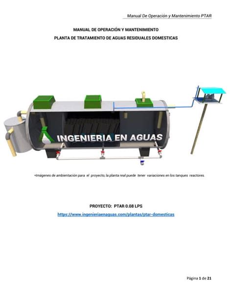 Manual De OperaciÓn Planta De Tratamiento De Aguas Residualespdf