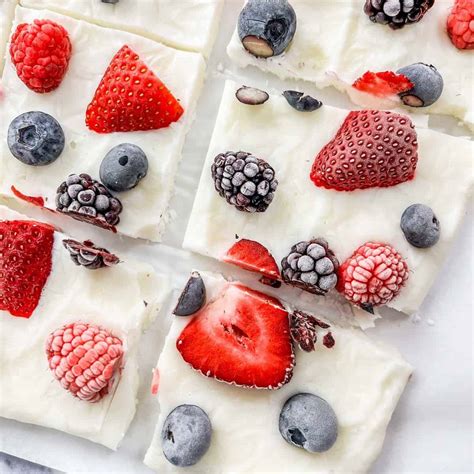 Frozen Yogurt Bark With Berries This Healthy Table