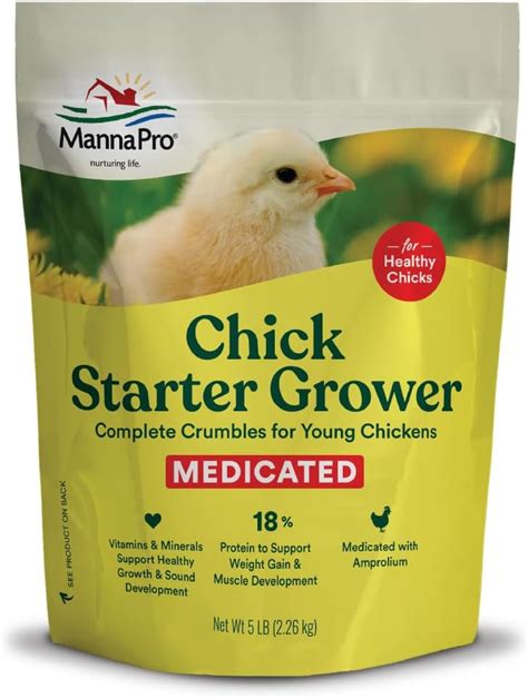 Manna Pro Chick Starter Grower Medicated Chick Feed