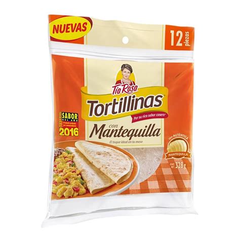 Tortillinas Tía Rosa Con Mantequilla 12 Pzas Walmart