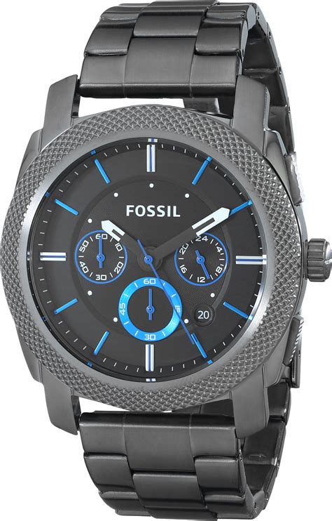 Amazon Fossil Men S Fs Machine Chronograph Stainless Steel