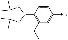 3-Ethyl-4-(4,4,5,5-tetramethyl-1,3,2-dioxaborolan-2-yl)benzenamine | 2415899-42-0