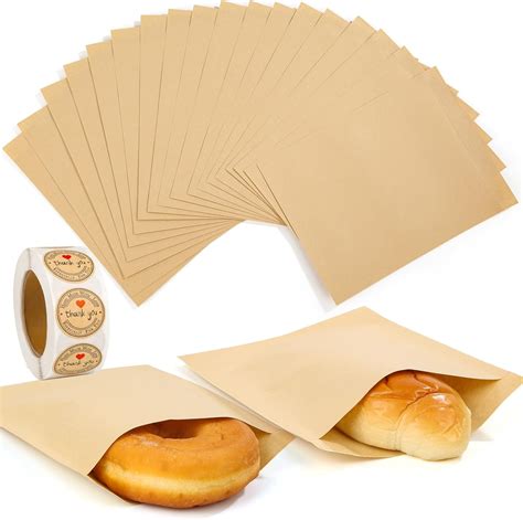 Amazon Pack Paper Sandwich Bags Kraft Brown Sublaga X