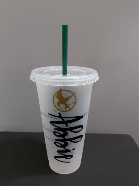 Personalised Starbucks 24oz Plastic Reusable Cup Etsy