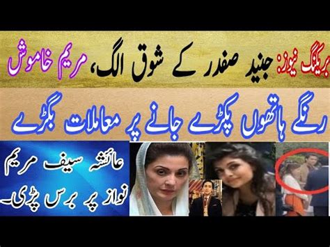 Junaid Safdar And Ayesha Saif Divorce News Reasons Behind Maryam Nawaz