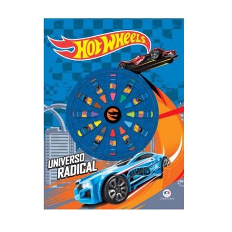 Livro Infantil Hot Wheels Universo radical Giz de Cera coleção Ciranda das Cores Ciranda