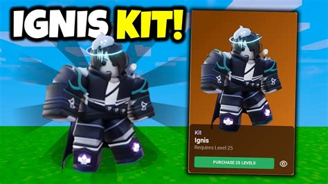 New Ignis Kit Season 8 Roblox Bedwars Youtube