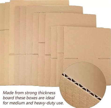 6x4x3 Cardboard Packing Moving Shipping Boxes Corrugated Box Carton Ebay