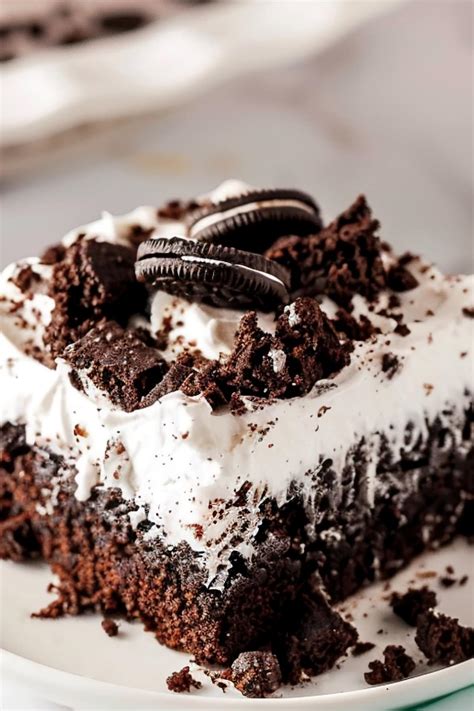 Oreo Poke Cake - Insanely Good