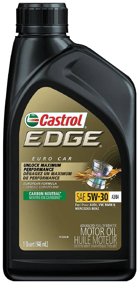 Castrol Edge Full Synthetic Motor Oil 5W 30 Quart 1598B1 58 OFF