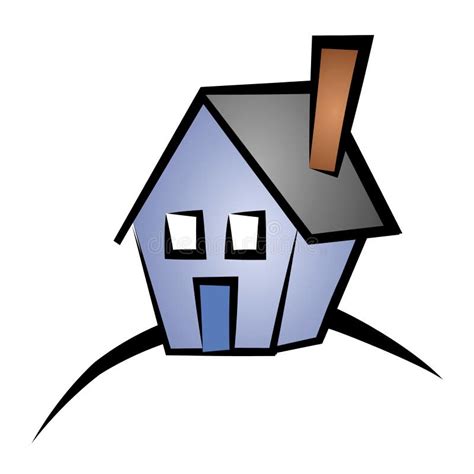 Real Estate Clip Art House 1 Stock Illustration - Illustration of