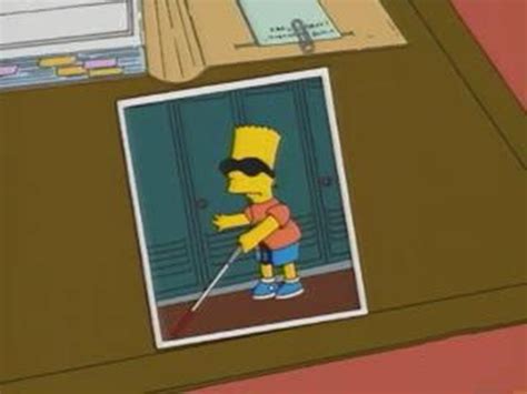 Blind Bart | The simpsons, Bart simpson, Bart