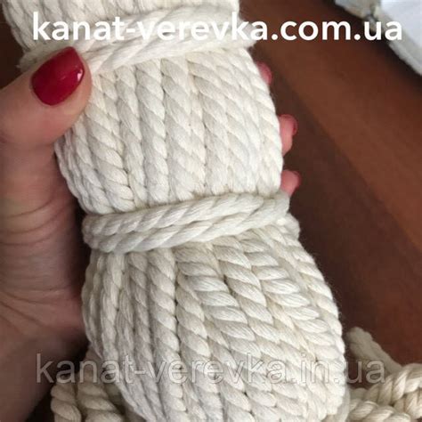 Веревка хлопок 6 мм - 50 м (х.б) (ID#678694922), цена: 175 ₴, купить на ...