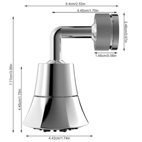 Kraan Keuken Splash Proof Douchekop Rubber Univers Grandado