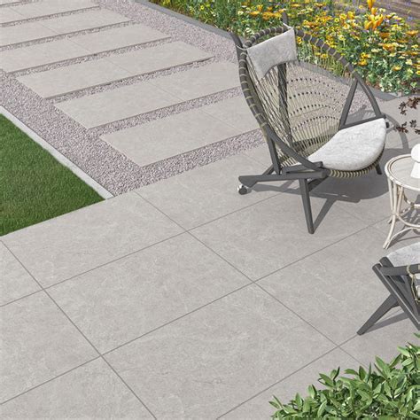 Station Grey Porcelain Paving Tiles 900 x 600 | Stone Paving Direct