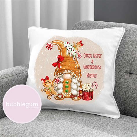 Gingerbread Gnome Hot Cocoa Png Cocoa Kisses Gingerbread Wishes Christmas Gnome Sublimation