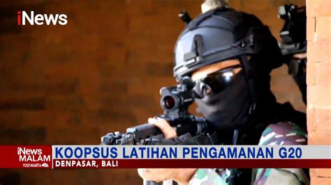 Koopsus Tni Gelar Latihan Penanganan G Inewsmalam Youtube