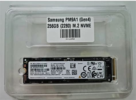 Samsung PM9A1 256GB M.2 PCIe Gen 4NVME SSD