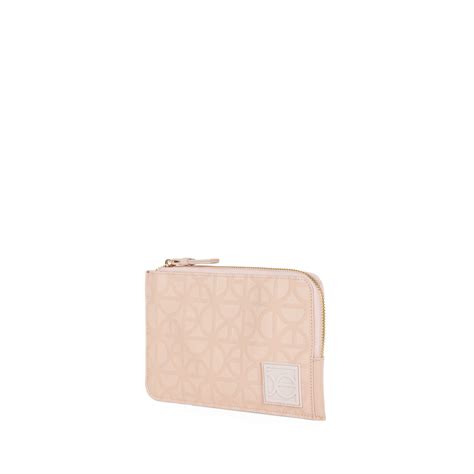 Cartera Pouch Grande Cierre Sencillo Color Nude Cloe Factory Store