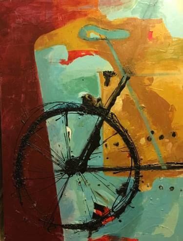 Bike Painting By Shafagh Azhandeh Saatchi Art Painting Bicycle