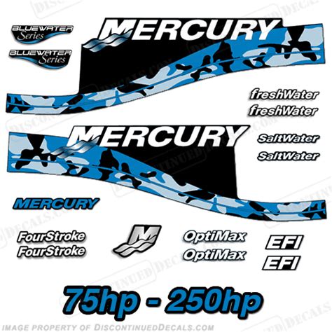 Custom Color Mercury Decals