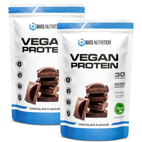 Bios Nutrition Vegan Protein - pflanzliches Protein ohne Laktose & ohne ...
