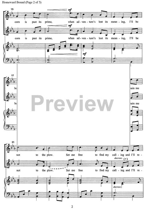 Homeward Bound" Sheet Music for Piano/Vocal - Sheet Music Now