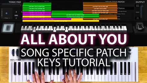 All About You Mainstage Patch Keyboard Tutorial Passion Youtube