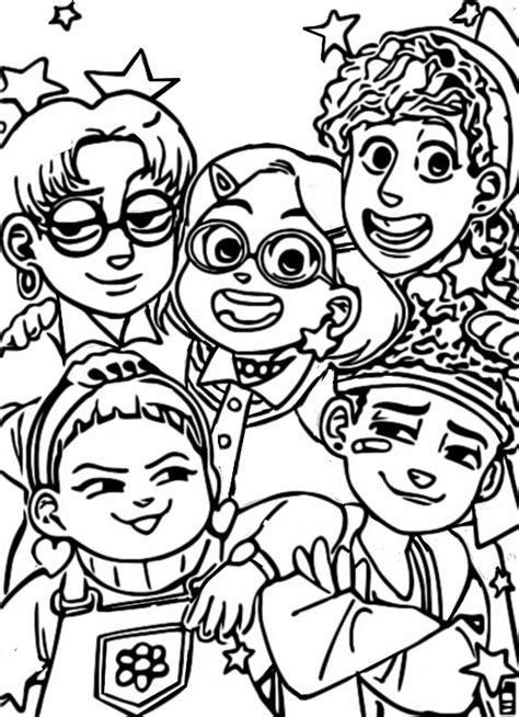 Coloriage Alerte Rouge Mei Lee Et Ses Amis