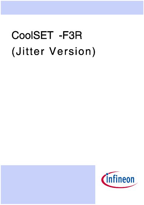 ICE3B0565J datasheet(1/28 Pages) INFINEON | Off-Line SMPS Current Mode ...