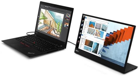 Портативный монитор Lenovo ThinkVision M14 для вашего ноутбука - Техно ...