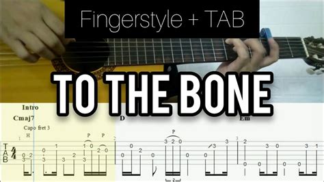 Pamungkas To The Bone Fingerstyle Guitar Tablature Chord Youtube