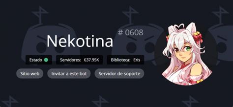 Nekotina0608 Discord Bot Tutorial Y Comandos Servidor Steam México Discord Laglvlcom