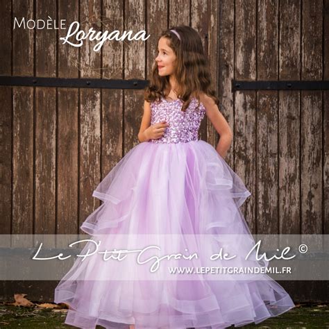 Robe De C R Monie Princesse Enfant Loryana Le P Tit Grain De Mil